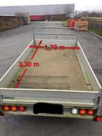 Saris aanhangwagen 2-assig geremd, dubbelassig, 2700 kg, Auto diversen, Aanhangers en Bagagewagens, Ophalen, Zo goed als nieuw