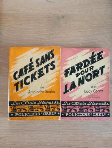 Lot 2 policiers CAEL coll Les Trois Léopards  beschikbaar voor biedingen