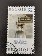Belgique 1997 - art - Paul Delvaux, Enlèvement ou Envoi, Affranchi, Art
