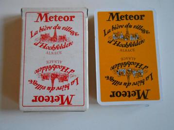 Spel speelkaarten bieren Meteor .d'Hochfelden / Alsace