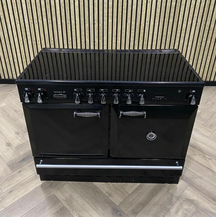 Falcon Rangemaster Zwart Keramisch 110cm, Elektronische apparatuur, Fornuizen, Elektrisch, Grill, Ophalen of Verzenden