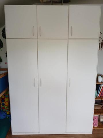 opklapbaar bed in kast, Huis en Inrichting, Slaapkamer | Bedden, Ophalen, Gebruikt, Wit, Vintage