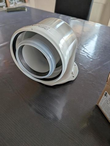Concentrische bocht en aansluiting 80-125mm + extra's  beschikbaar voor biedingen