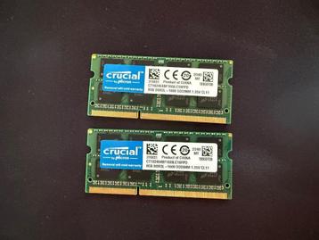 16 GB DDR3L SODIMM (2X8) beschikbaar voor biedingen