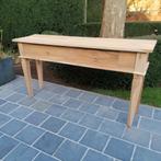 Sidetable uit massieve teak. Geluchtgomd., Huis en Inrichting, Tafels | Sidetables, Ophalen of Verzenden, Zo goed als nieuw