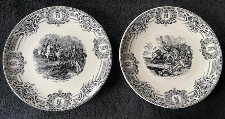 Boch La Louvière 2 x sierbord; Napoleon, Antiek en Kunst, Antiek | Keramiek en Aardewerk, Ophalen of Verzenden