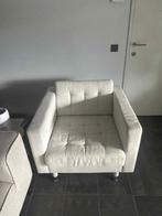 Zetel creme wit, Huis en Inrichting, Zetels | Zetels, Ophalen, Eenpersoons, 75 tot 100 cm, Zo goed als nieuw