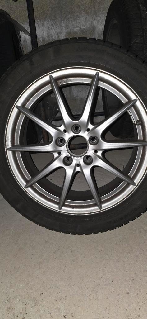 jantes Mercedes 17 pouces en alu, Auto-onderdelen, Banden en Velgen, Band(en), 17 inch, Gebruikt, Ophalen of Verzenden