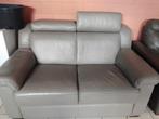 Lederen salon, Huis en Inrichting, Zetels | Zetels, Ophalen, Zo goed als nieuw