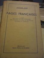 4 Oude taalboeken Fransch zonder leraar 1946/ Pages Français, Ophalen of Verzenden