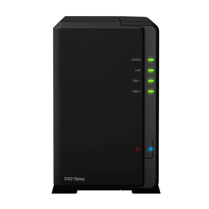 Synology DS218play, Computers en Software, NAS, Zo goed als nieuw, Ophalen of Verzenden