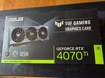 Carte vidéo Asus Tuf GeForce RTX 4070TI  beschikbaar voor biedingen