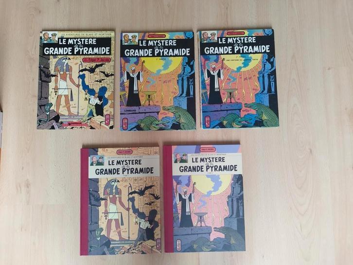 Blake et Mortimer Le mystère de la grande pyramide 1 et 2, Livres, BD, Utilisé, Série complète ou Série, Enlèvement ou Envoi