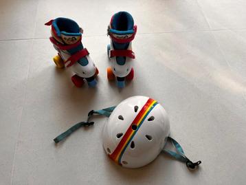 K3 Rolschaatsen + Helm beschikbaar voor biedingen