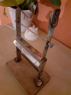 VINTAGE PORTE BOBINE CADEAU BOIS/MÉTAL, Enlèvement, Utilisé