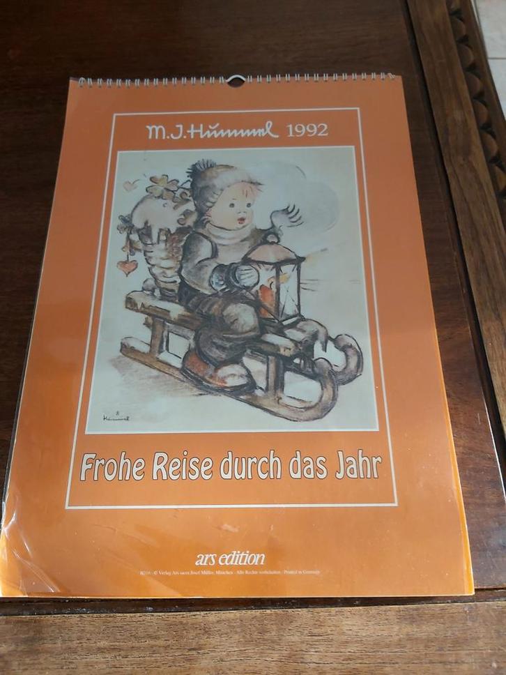 Hummel kalender 1992, Divers, Calendriers, Enlèvement