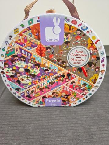 Puzzels (2 dozen) Janod, Enlèvement, Comme neuf