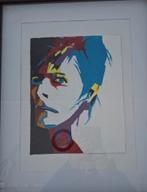 Geschilderd met acrylverf David Bowie, Ophalen of Verzenden