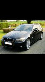 BMW 318d e91 zwart bouwjaar 2011, Auto's, BMW, Euro 5, Achterwielaandrijving, Zwart, Zwart