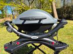NIEUW Elektrische bbq Q1400 Weber +onderstel+gietijzer grill, Tuin en Terras, Elektrische barbecues, Ophalen, Zo goed als nieuw