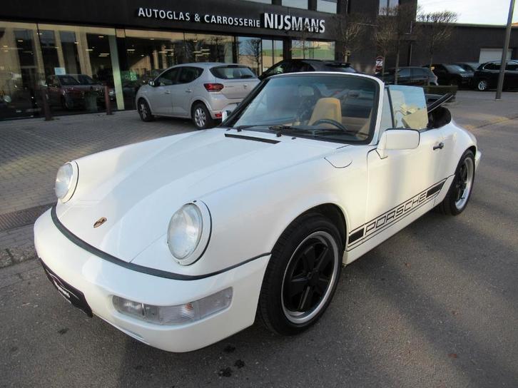 Porsche 964 911 Carrera 2 Cabriolet-Automaat-Airco-Leder, Auto's, Porsche, Bedrijf, Te koop, Airbags, Airconditioning, Centrale vergrendeling