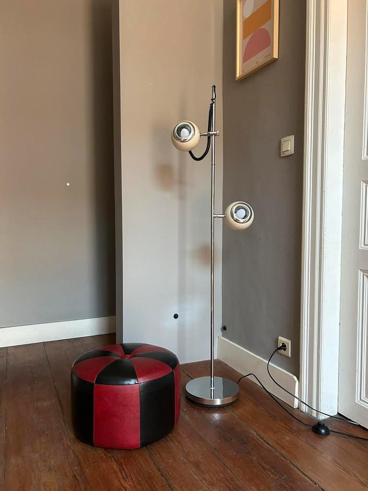 Leitmotiv Eyeball vloerlamp – jaren ’90, Huis en Inrichting, Lampen | Vloerlampen, Nieuw, 100 tot 150 cm, Metaal, Ophalen