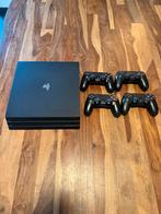 PS4 Pro - 1Tb - 4 controllers, Games en Spelcomputers, Spelcomputers | Sony PlayStation 4, Ophalen, Zo goed als nieuw, Pro