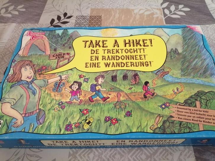 Gezelschapsspel De trektocht, Hobby en Vrije tijd, Gezelschapsspellen | Bordspellen, Zo goed als nieuw, Een of twee spelers, Drie of vier spelers
