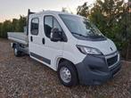 Peugeot Boxer Benne Double Cabine, Autos, Camionnettes & Utilitaires, Bluetooth, Achat, 7 places, Boîte manuelle