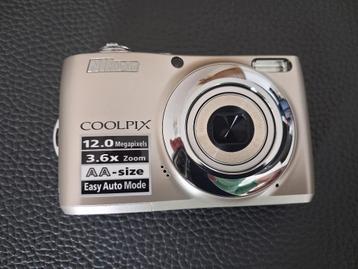 NIKON COOLPIX L22 compacte digitale camera zilver nieuwstaat beschikbaar voor biedingen