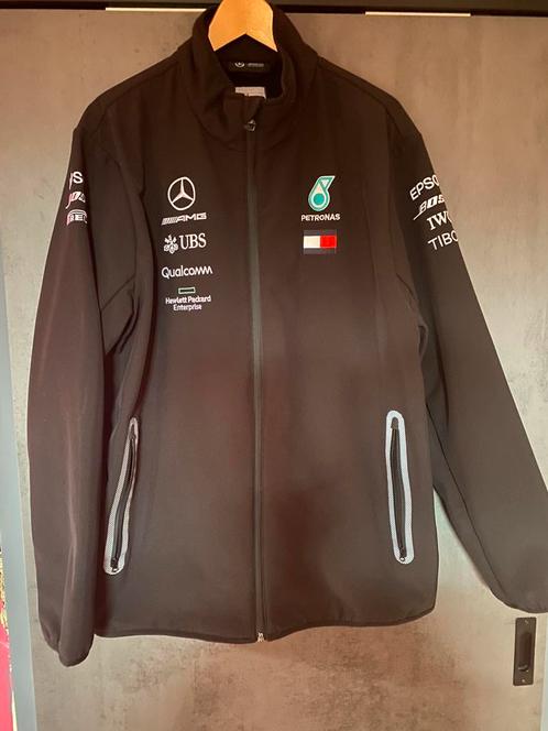 WATERDICHTE JAS VAN AMG PETRONAS GECERTIFICEERD NIKKEL, Kleding | Heren, Jassen | Zomer, Zo goed als nieuw, Overige maten, Zwart