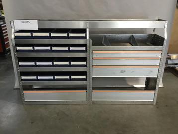 Aluminium bedrijfswagen inrichting GK-035 beschikbaar voor biedingen