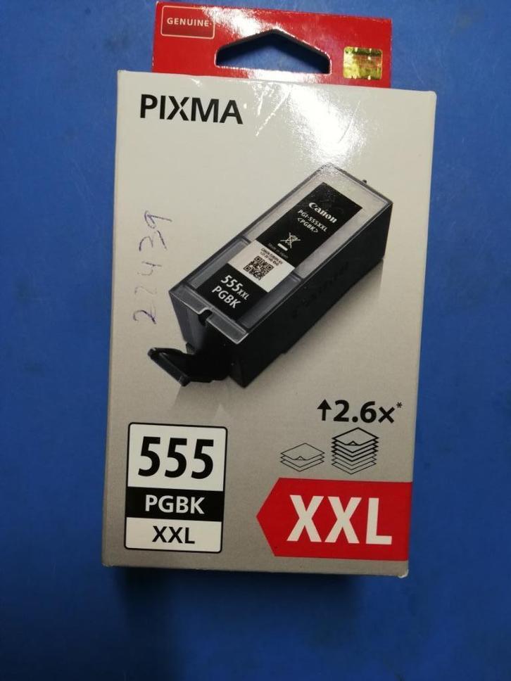 Canon PGI-555PGBK XXL Inktcartridge Zwart Extra hoge capacit, Computers en Software, Printerbenodigdheden, Nieuw, Cartridge, Ophalen of Verzenden