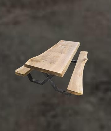 Tronc d'arbre, bancs, solide, tronc, mobilier de jardin, sal, Enlèvement ou Envoi, Comme neuf
