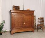Grote antieke Louis Philippe BAHUT kast zw eik H 139 B 153, Antiek en Kunst, Antiek | Meubels | Kasten, Ophalen