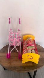 Set poppenbuggy, Kinderen en Baby's, Speelgoed | Poppen, Ophalen, Gebruikt