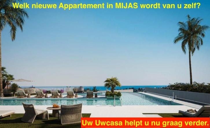 Uw eigen nieuwe Appartement aan zee in MIJAS met parking en, Immo, Buitenland, Spanje, Appartement, Dorp
