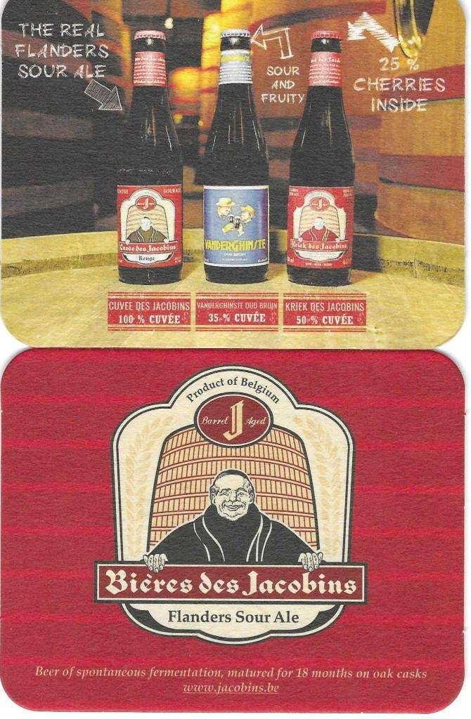 bierviltje 1st Biere de Jacobins, Verzenden
