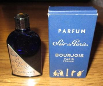 Parfum Miniature Soir de Paris Bourjois 7 ml + Boite, Envoi, Utilisé
