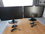 Samsung Monitor 24 inch / 2 stuks, Samnsung, VGA, 60 Hz of minder, Gebruikt