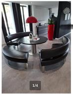 Prachtige design eettafel met banken, Ophalen
