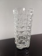 Vase en verre cristal vintage 70', Enlèvement ou Envoi