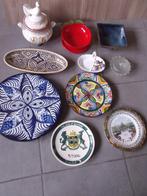 différents plats décoratifs à 5€ pièce, Utilisé, Enlèvement ou Envoi, Porcelaine ou Céramique