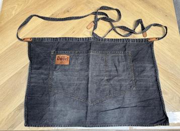 Duvel grijze jeans schort  beschikbaar voor biedingen