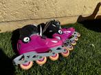 Meisjes rollerblades 34-36, Gebruikt, Kinderen, Inline skates 4 wielen, Ophalen