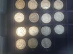 15x 5 francs Leopold 2, Argent, Enlèvement ou Envoi, Monnaie en vrac, Argent