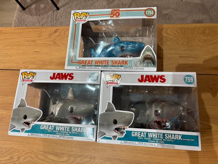 Funko Pop! Movies – JAWS – Great White Shark Set van, Verzamelen, Poppetjes en Figuurtjes, Ophalen of Verzenden