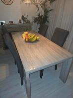 Tafel met 4 stoelen, Tuin en Terras, Ophalen, Zo goed als nieuw