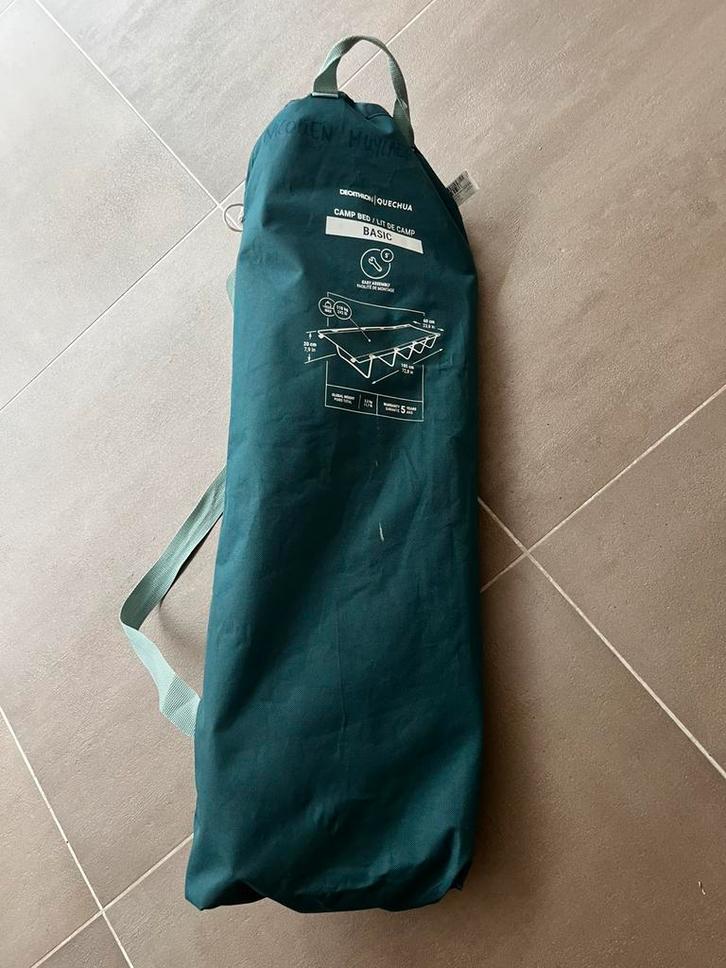 Quechua veldbed Basic️, Caravans en Kamperen, Kampeermeubelen, Zo goed als nieuw, Overige, Ophalen