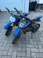 Te koop: 2x Xtreme mini crossmotor (49cc, blauw), Fietsen en Brommers, Ophalen, Gebruikt, Dirtbike